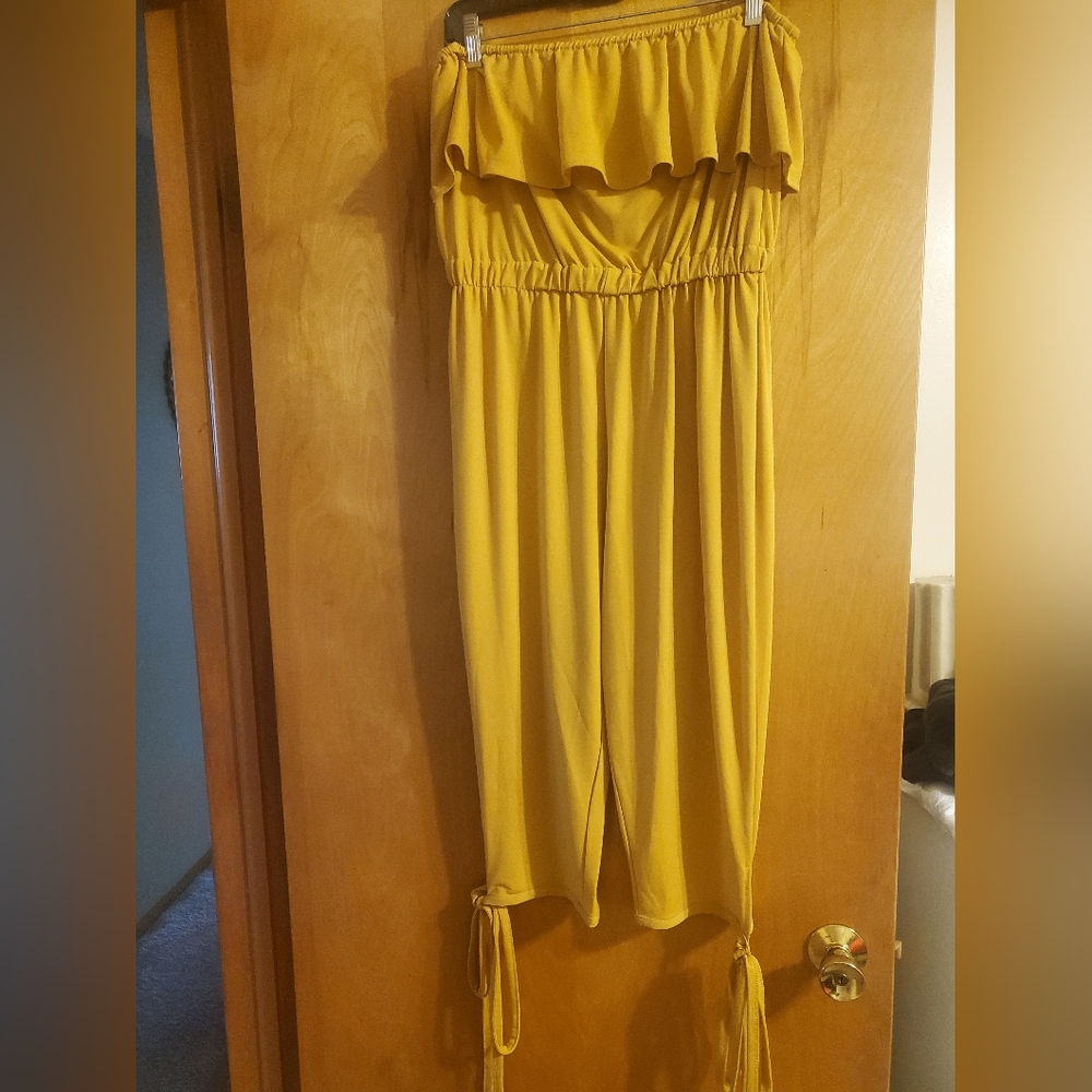 Strapless, jumpsuit